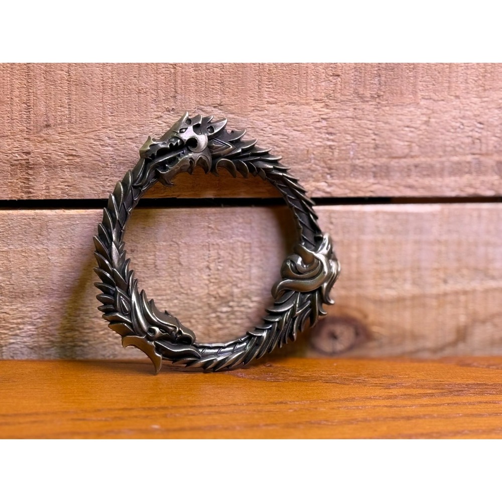 Elder Scrolls Online Ouroboros Zinc Medallion Best Buy Preorder Bethesda